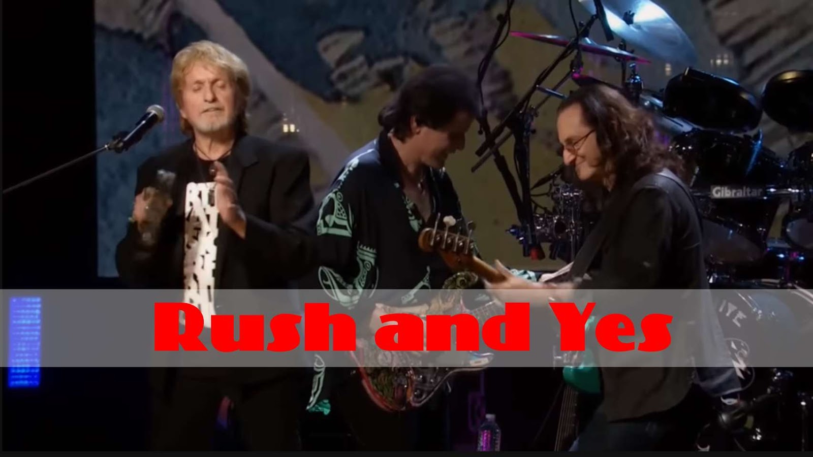 Geddy Lee, Alex Lifeson, Steve Howe Rush Inducts Yes into Rock & Roll