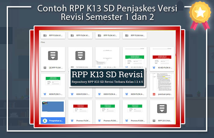 Contoh RPP K13 SD Penjaskes Versi Revisi Semester 1 dan 2 RPP Penjas Kurikulum 2013