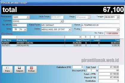 Software Apotek / Toko Obat