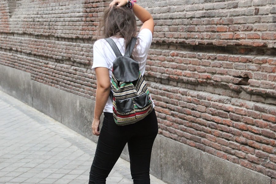 DIY Tutorial: Bolso Mochila muy fácil. Blog diy y blog costura.