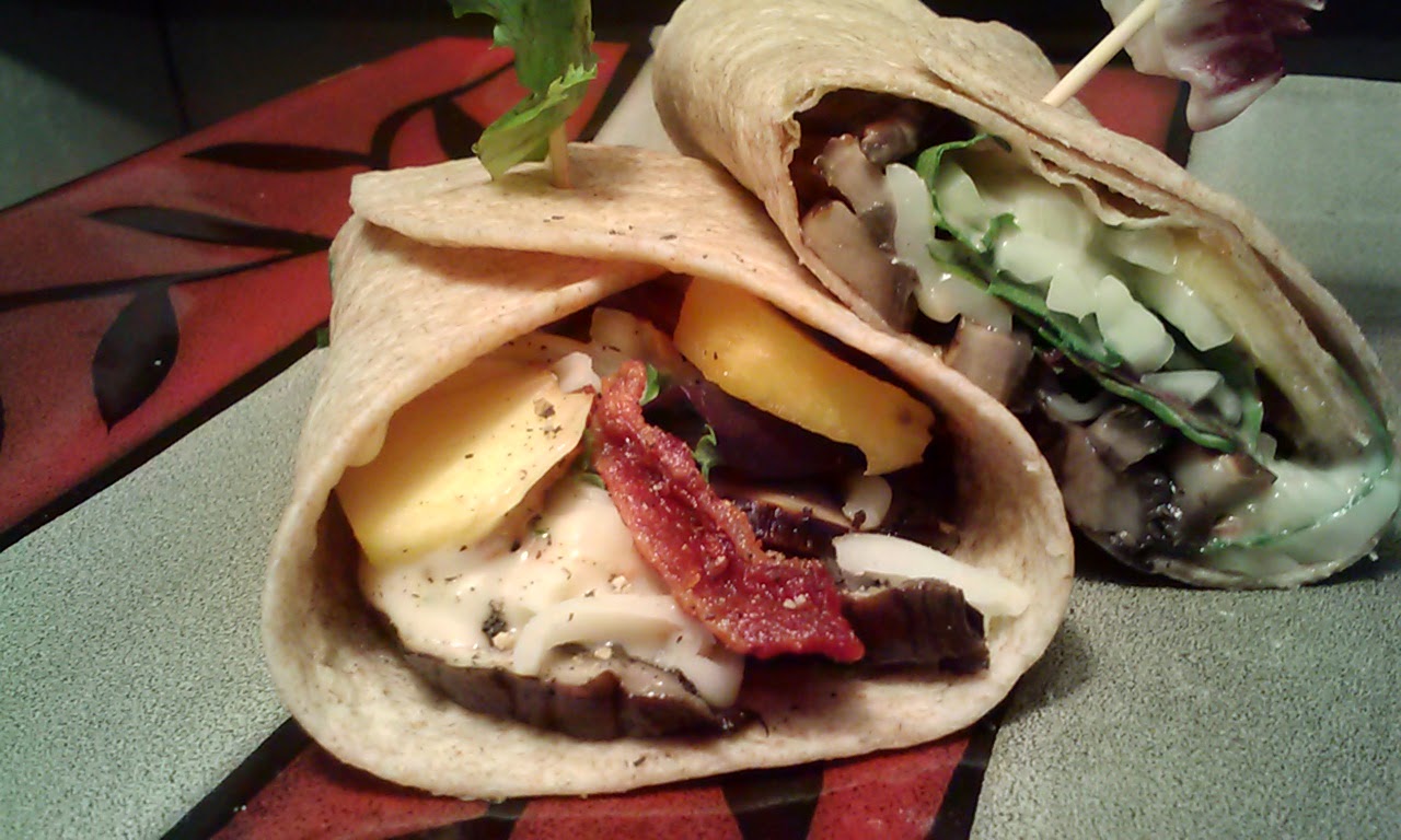 Food's Fan Club Summertime Loaded Portobello Wraps