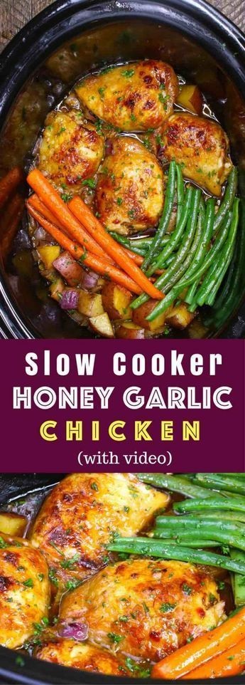 Best Slow Cooker Honey Garlic Chicken