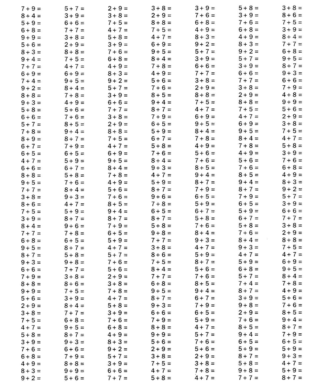 примеры по математике для 1 класса онлайн