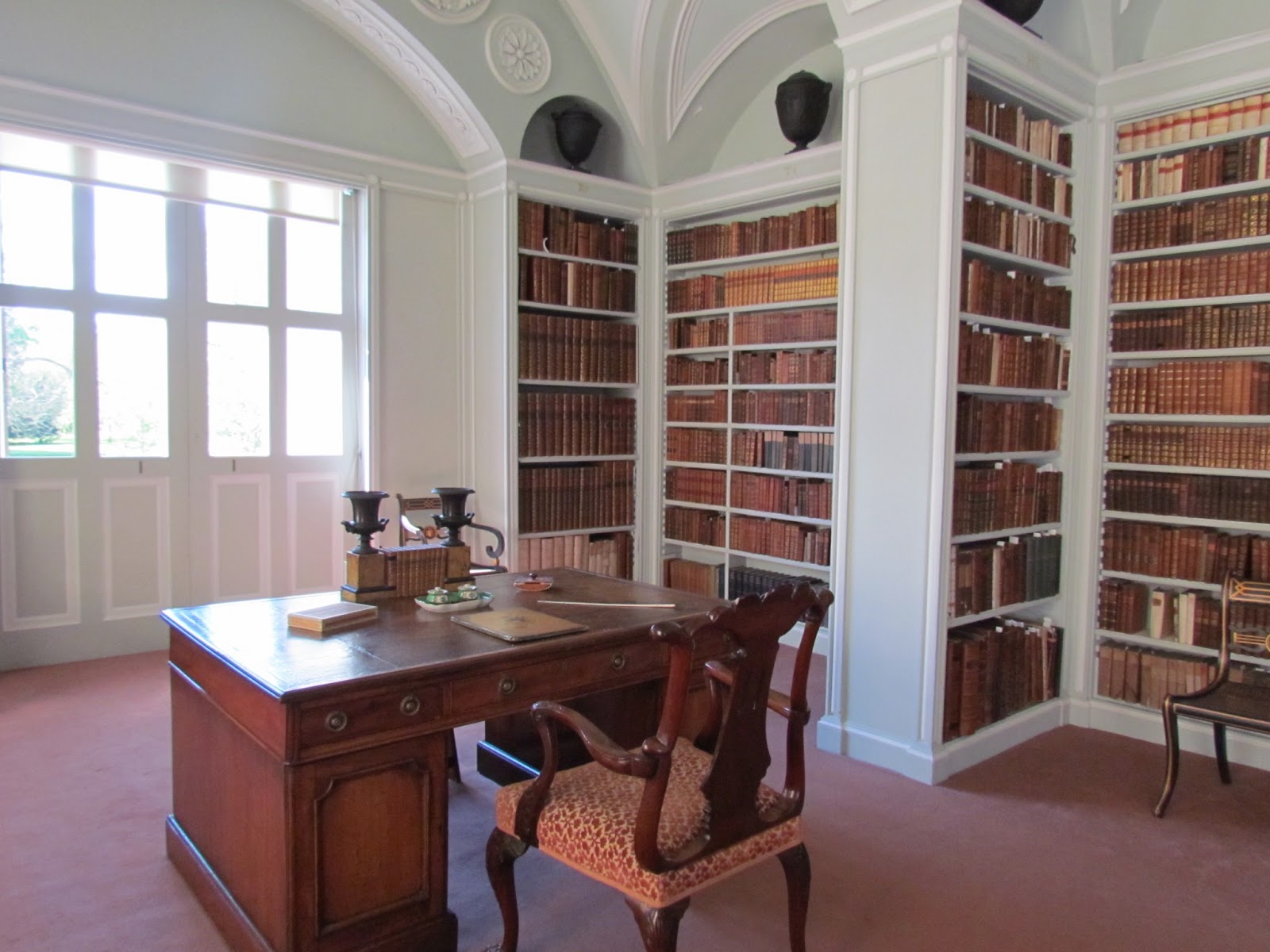 Book&aCuppa: Wimpole- Library