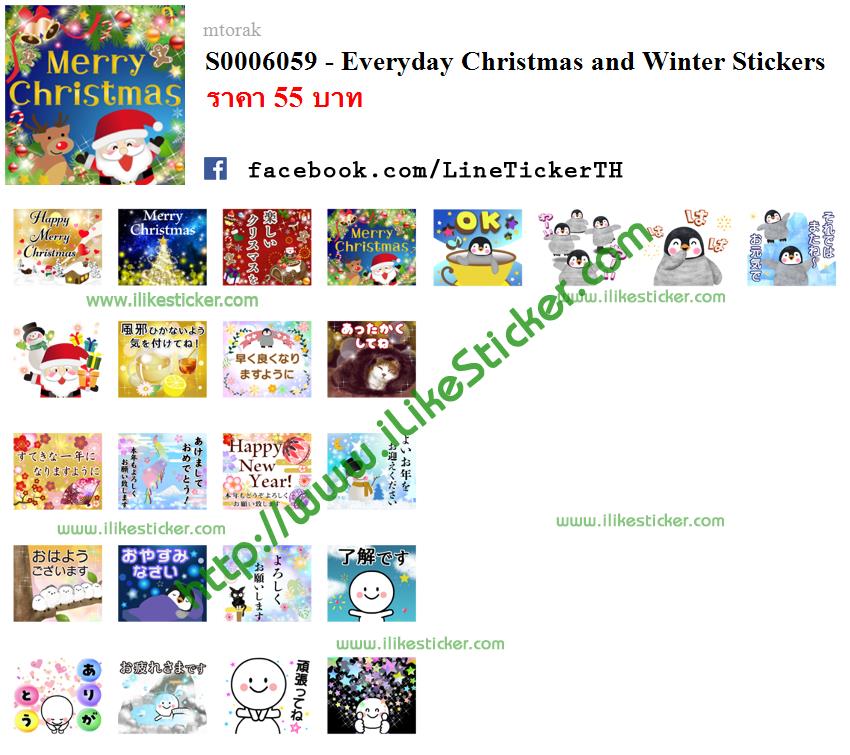 Everyday Christmas and Winter Stickers