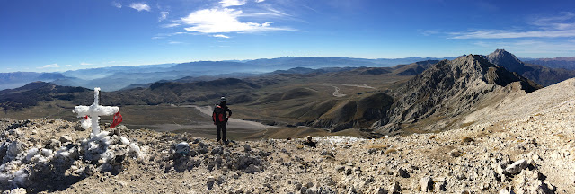 Monte Camicia: panorama verso sud