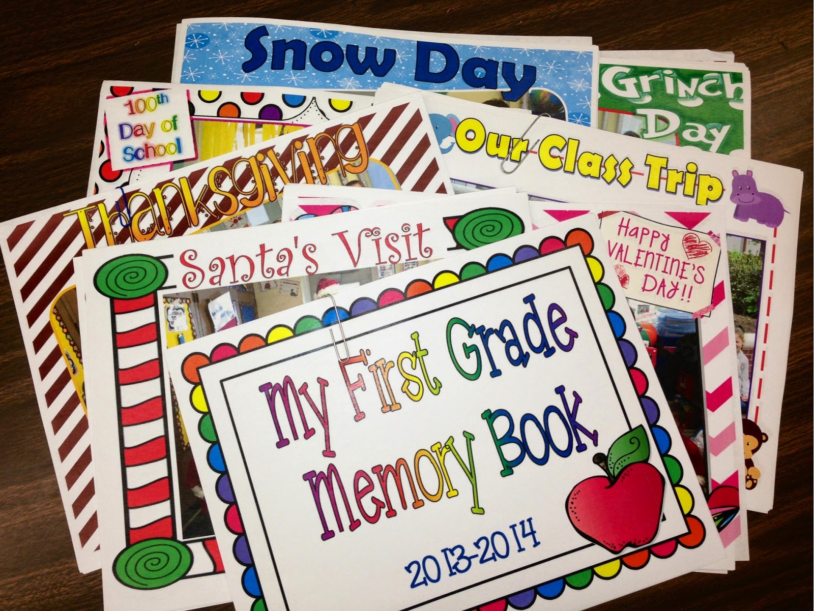 Thrills and Frills in First: Grand Slam Year: End of the Year Student Gift