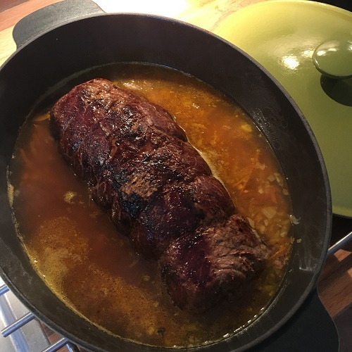 Greenway36: Riesenroulade vom Rind mit Champignonfüllung