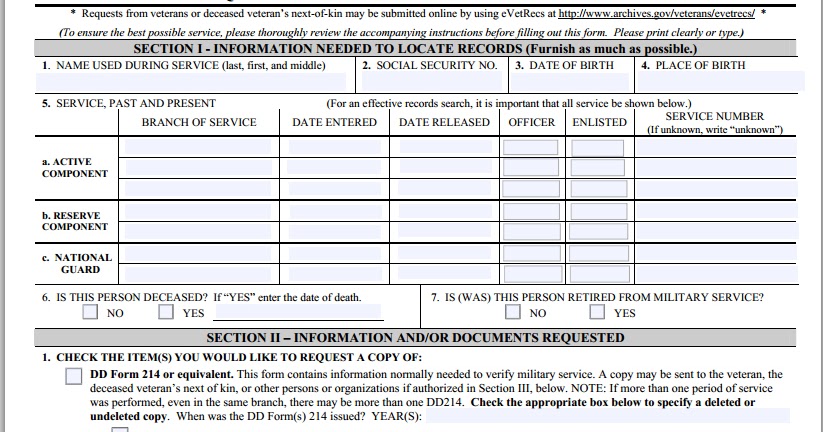 Blank dd214 form template form Blank dd214 form template form