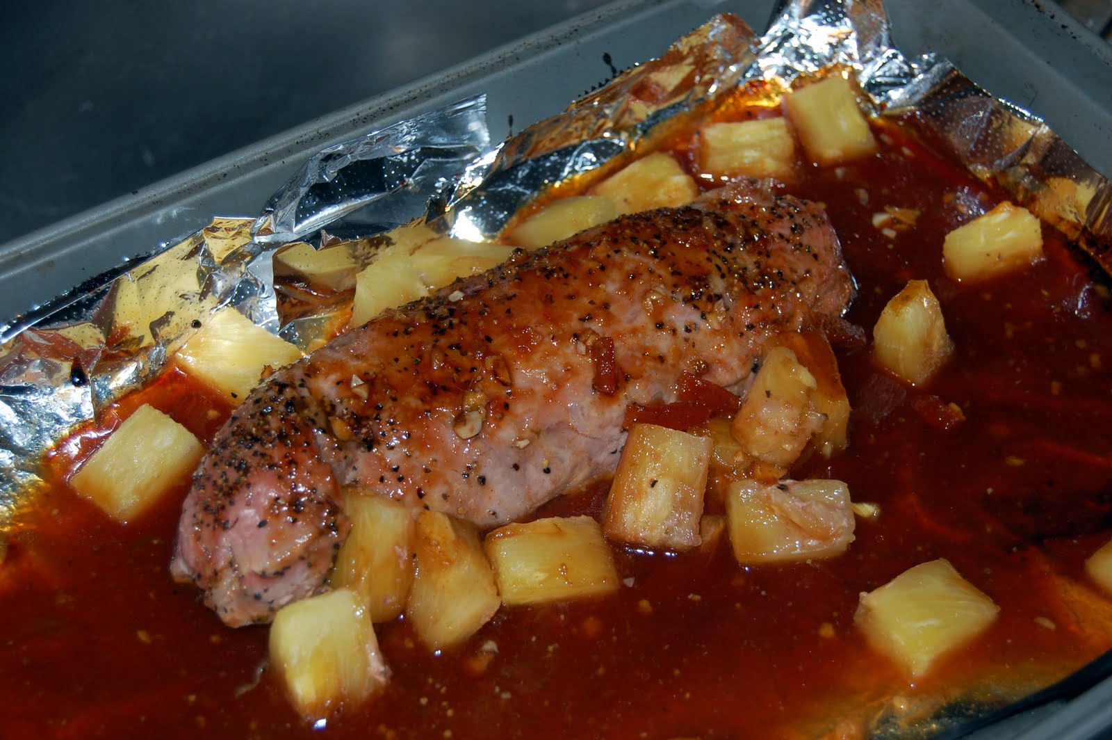 Healthy Cooking for a Picky Husband Pineapple Pork Tenderloin with