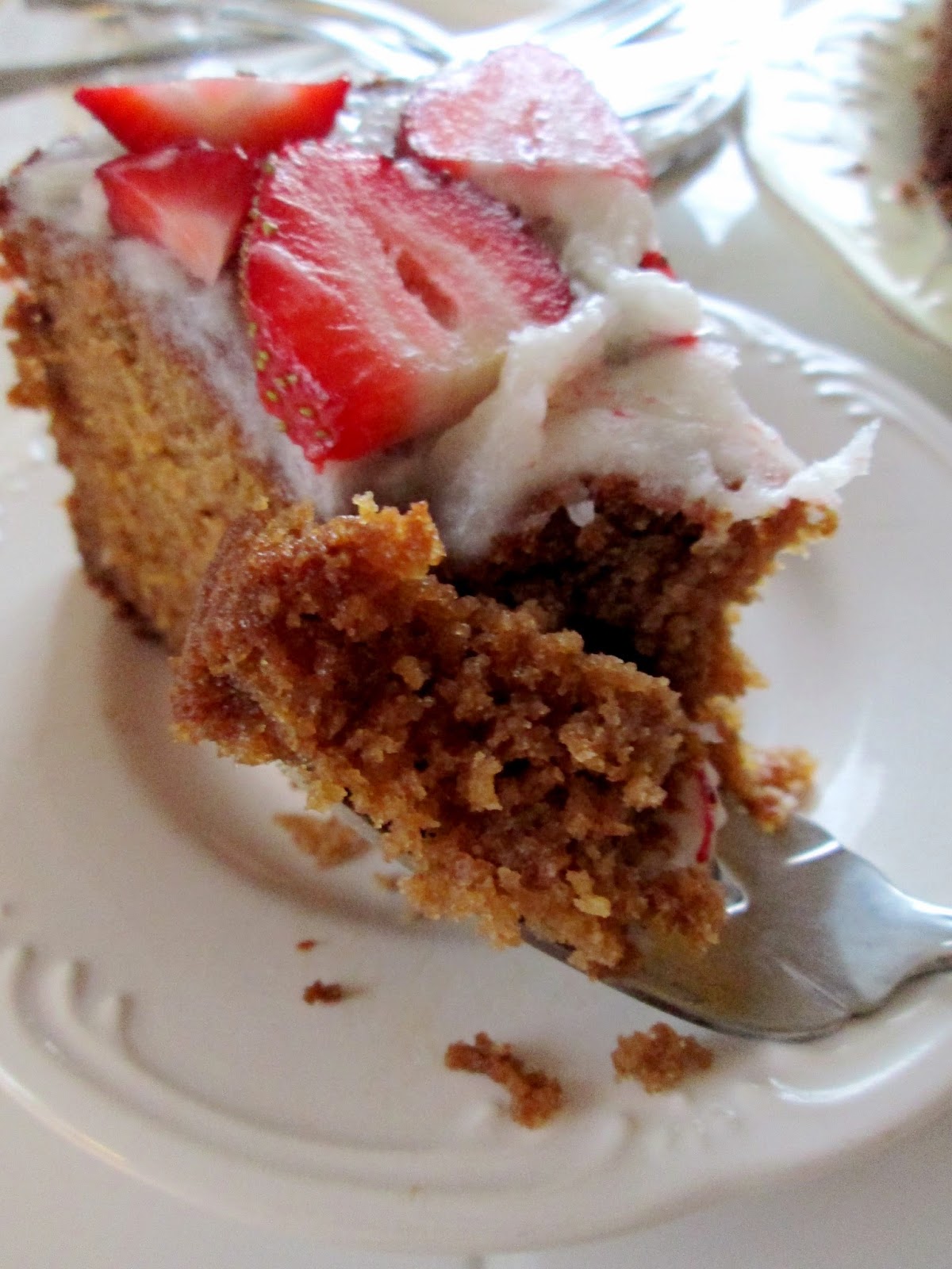 Hope For Healing Honey Yogurt Cake with Honey Cream Glaze and Fresh