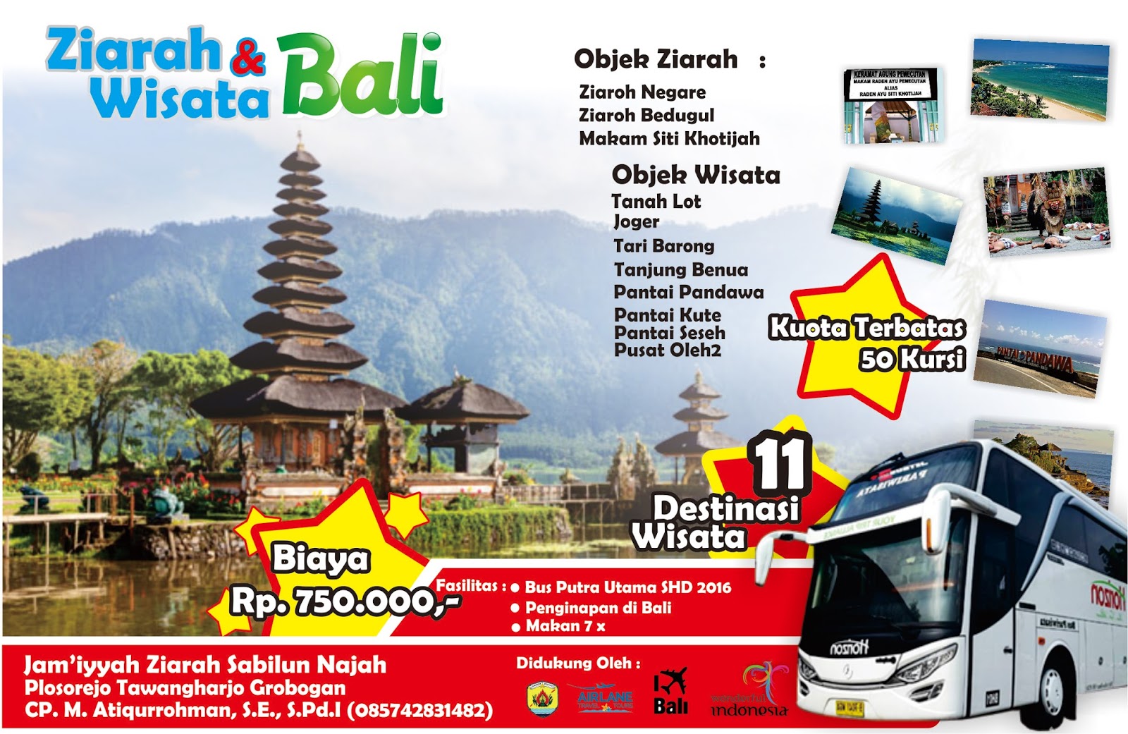 Paket Hemat Ziarah Wali Tour Pulau Bali