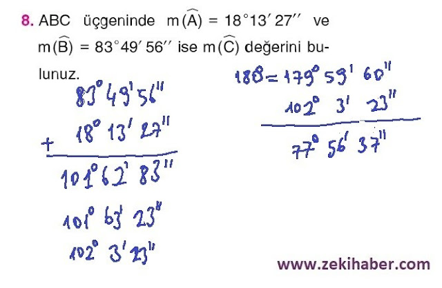 11. Sınıf Top Yayınları Matematik 79. Sayfa Cevapları 1. Ünite Değerlendirme