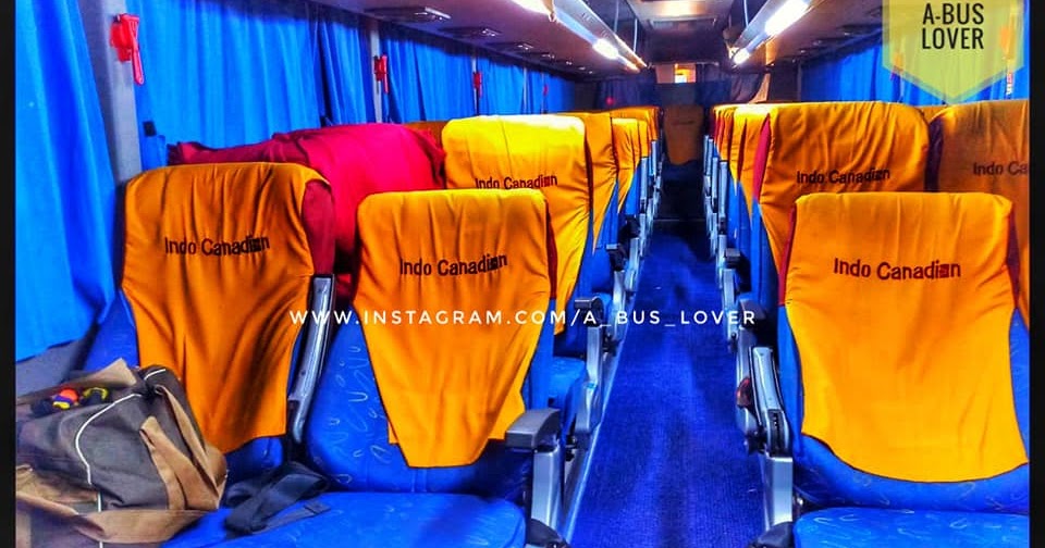 Indo Canadian Luxury 22 semi Sleeper blue bus  Hargobind coach  Bharat  Benz  YouTube