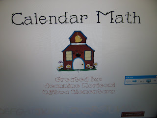 Calendar Math on the Smart Board