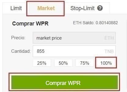 Comprar Moneda WE POWER WPR Comprar en Binance WePower Coin Cómo y Dónde Comprar WePower (WPR)