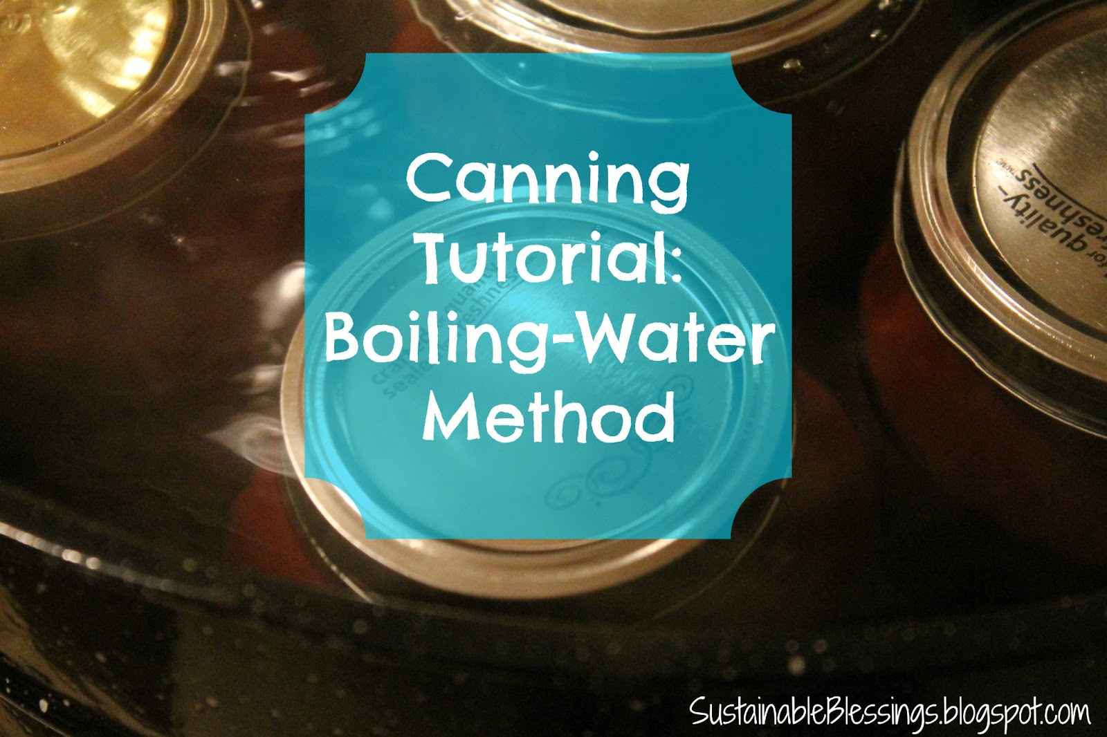 Hope's Haven Canning Tutorial BoilingWater Method