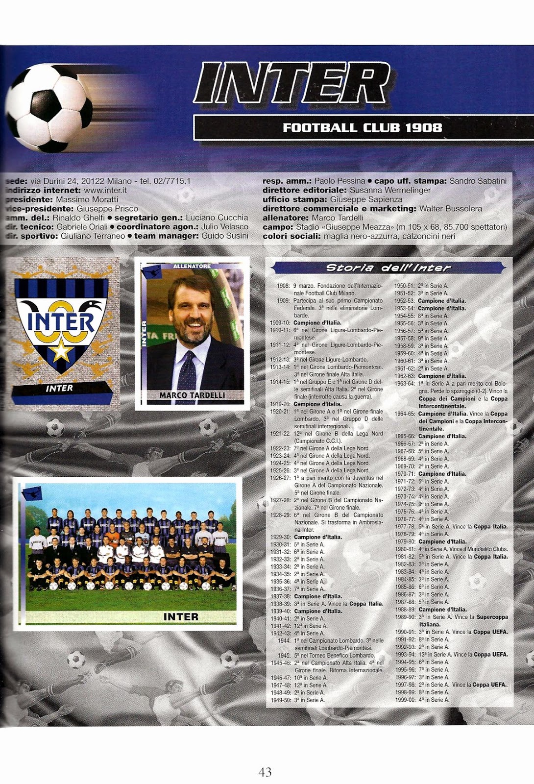 TWB22 Campionato 2001 2002 