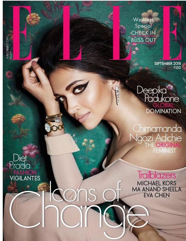 Deepika Padukone poses for ELLE Magazine - Latest Movie Updates, Movie ...