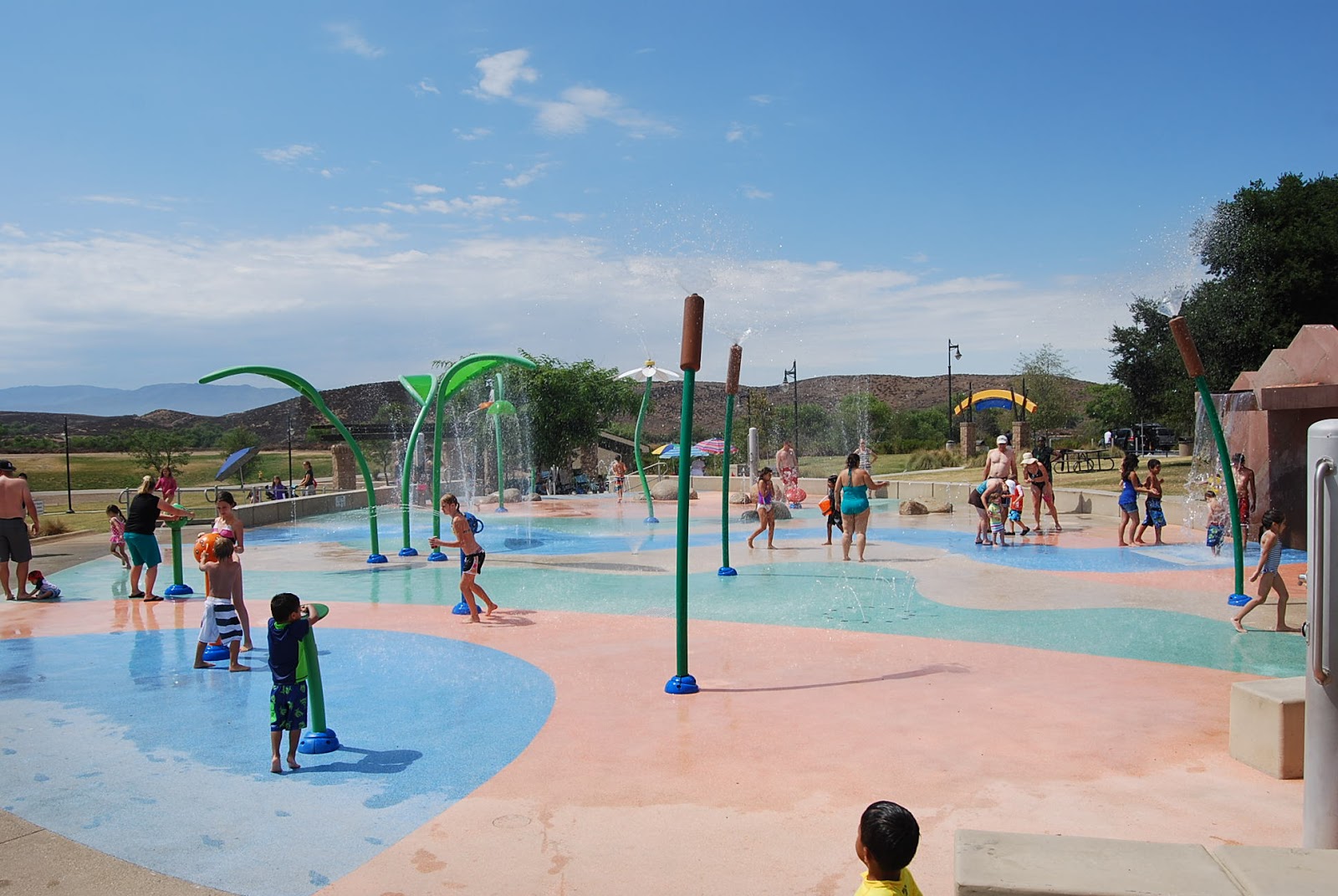 Adventures of a Semper Fi Family Lake Skinner Splash Pad