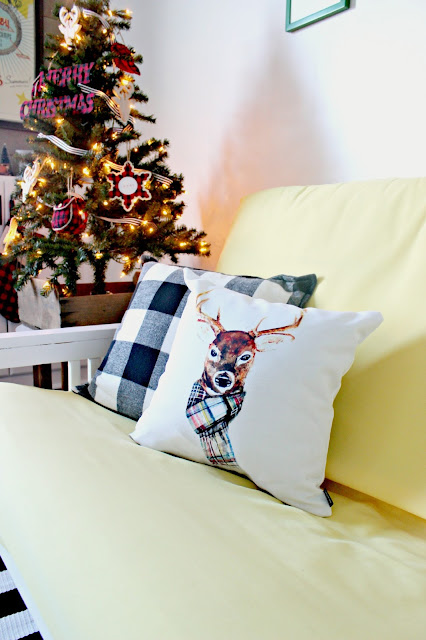A Very Merry Plaid and Rustic Christmas Playroom. Festive Christmas tour with lots of fun ideas!