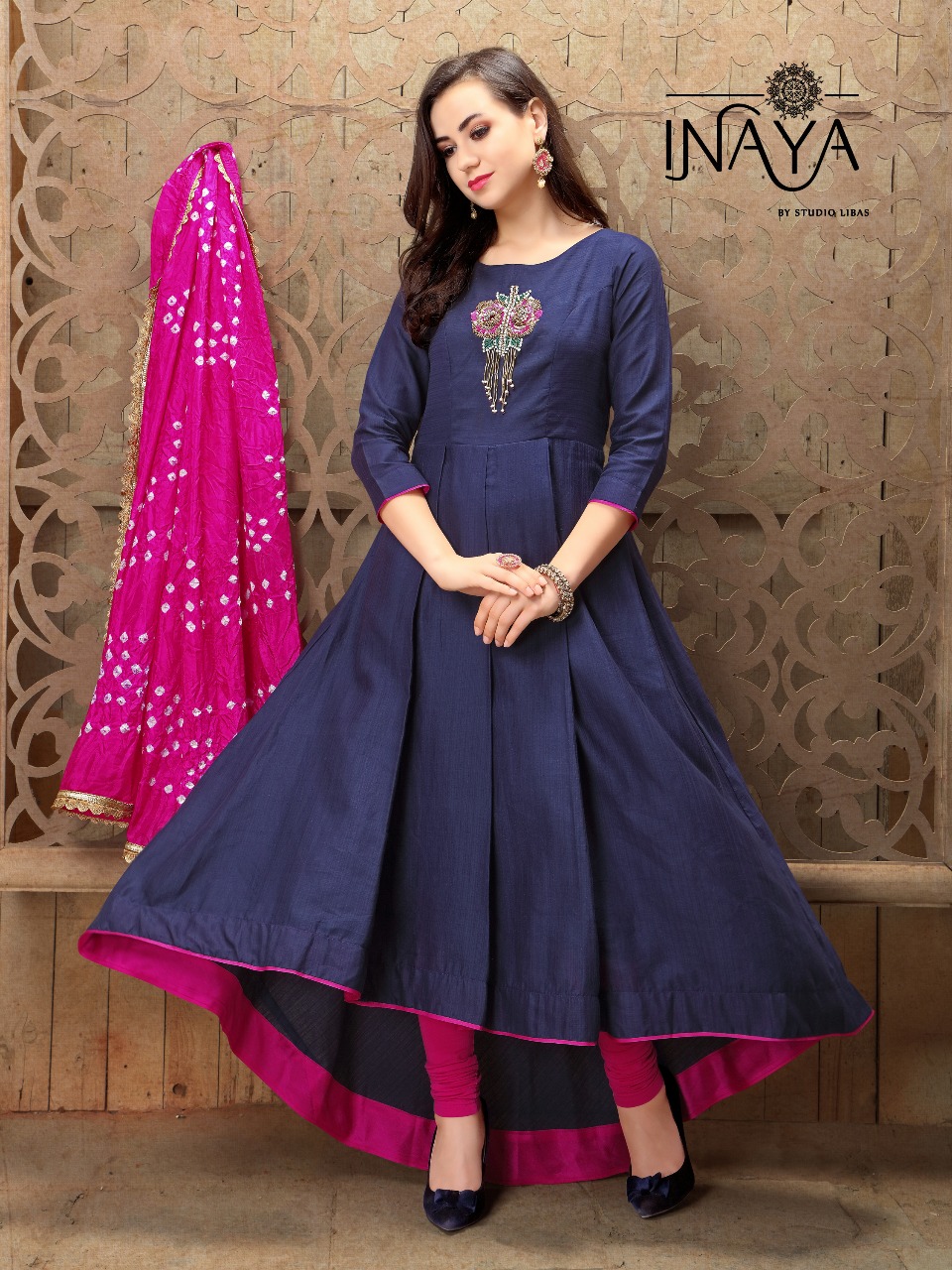 lily & lali karachi 15101-15106 series latest designer kurti set wholesaler  surat gujarat