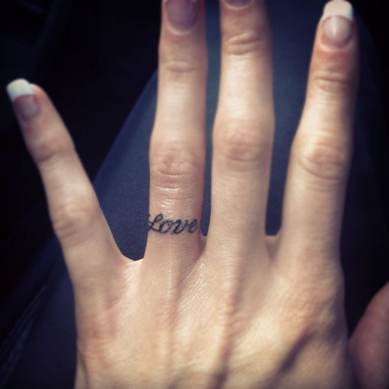 33 Super Sweet Wedding Ring Tattoos 33 Super Sweet Wedding Ring Tattoos