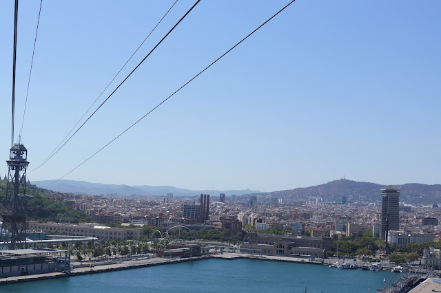 Barcelona Hello Freckles August Summer Travel Blogger City Break Spain Harbour Cable Car Barcelona Hello Freckles August Summer Travel Blogger City Break Spain Harbour Cable Car