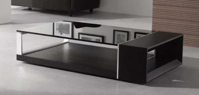 Futuristic Glass Table In Living Room Futuristic Glass Table In Living Room