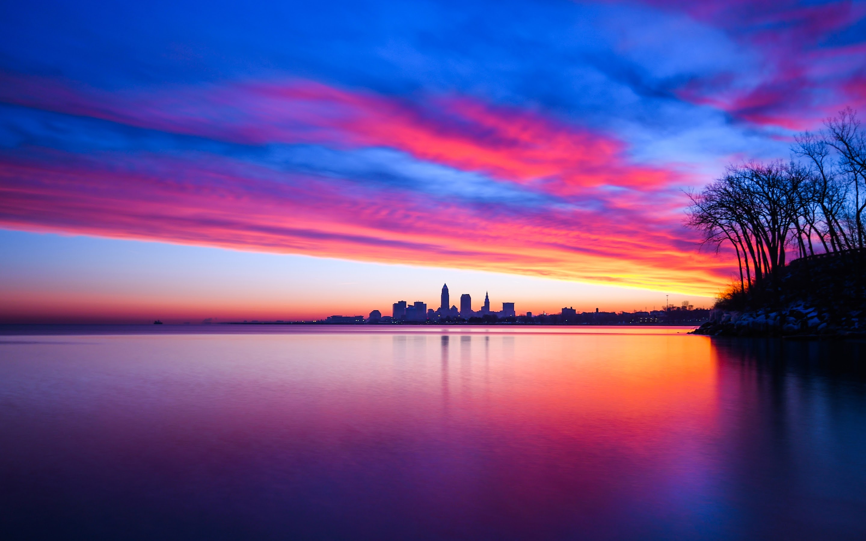Sunset, Clouds, Sky, Scenery, Horizon, 8K, #157 Wallpaper PC Desktop