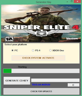sniper elite 4 license key free download sniper elite 4 license key free download
