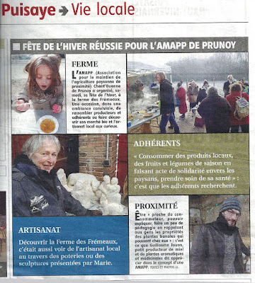 Photo de l'article du 23 janvier 2017, L'Yonne Républicaine.