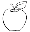 sketsa gambar buah - buahan