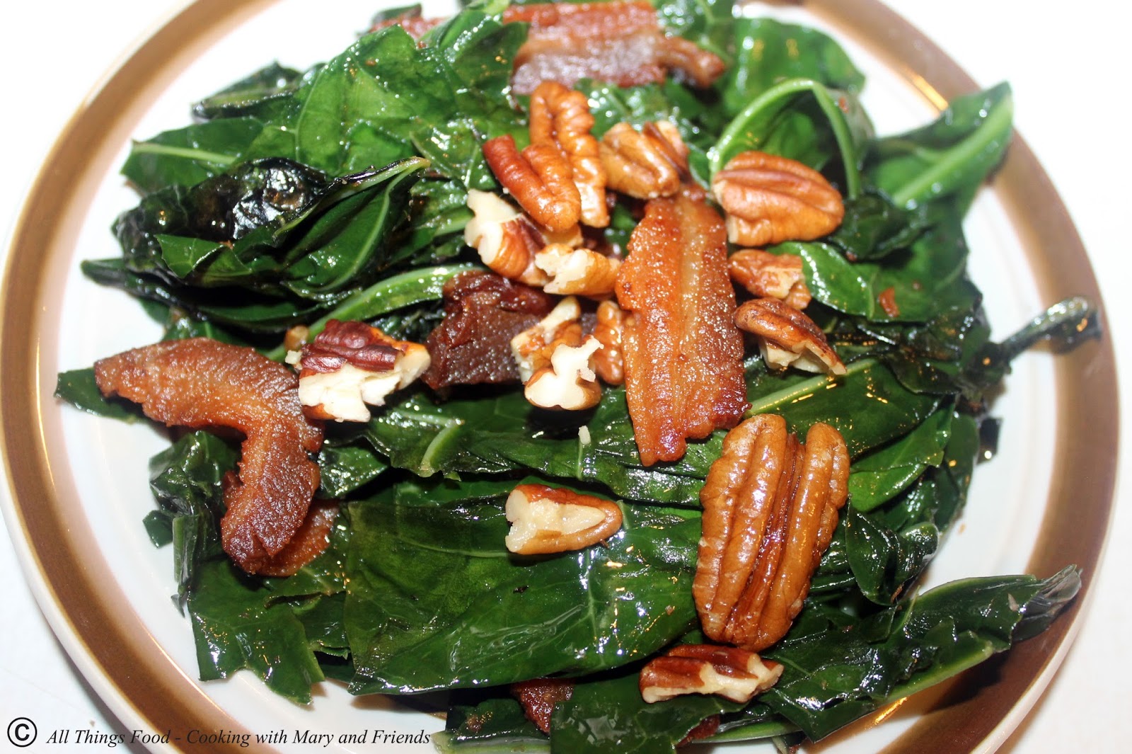 Cooking With Mary and Friends StirFried Collard Greens