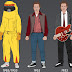 Back To The Future Costume Progression Infographic