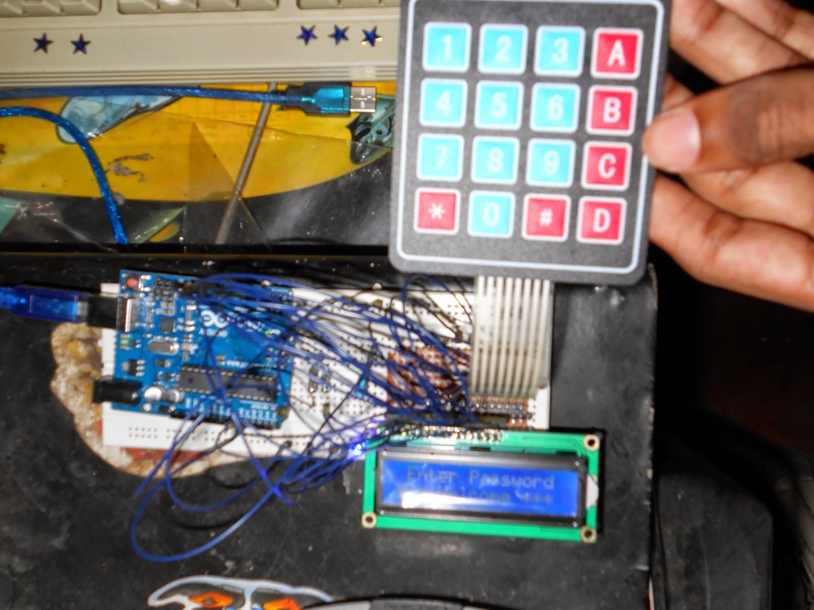Future Dreams: Keypad Lock with Display using Arduino