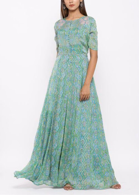 Long Kurti in Gown Style Long Kurti in Gown Style