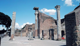 Roman ruins at Ostia Antica
