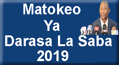matokeo ya darasa la saba 2019 - necta std seven (psle) results 2019