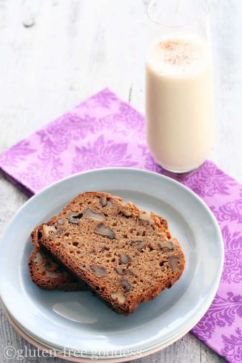 GlutenFree Goddess Banana Nut Bread Recipe