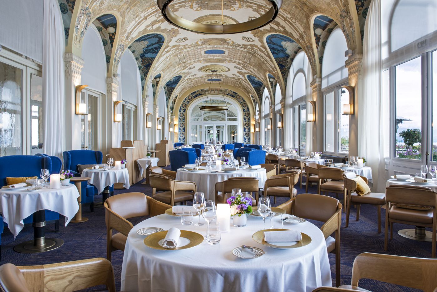 Restaurant Les Fresques Hotel Royal Evian Restaurant Les Fresques Hotel Royal Evian