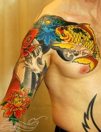 koi fish tattoo | Popular Tattoo Designs