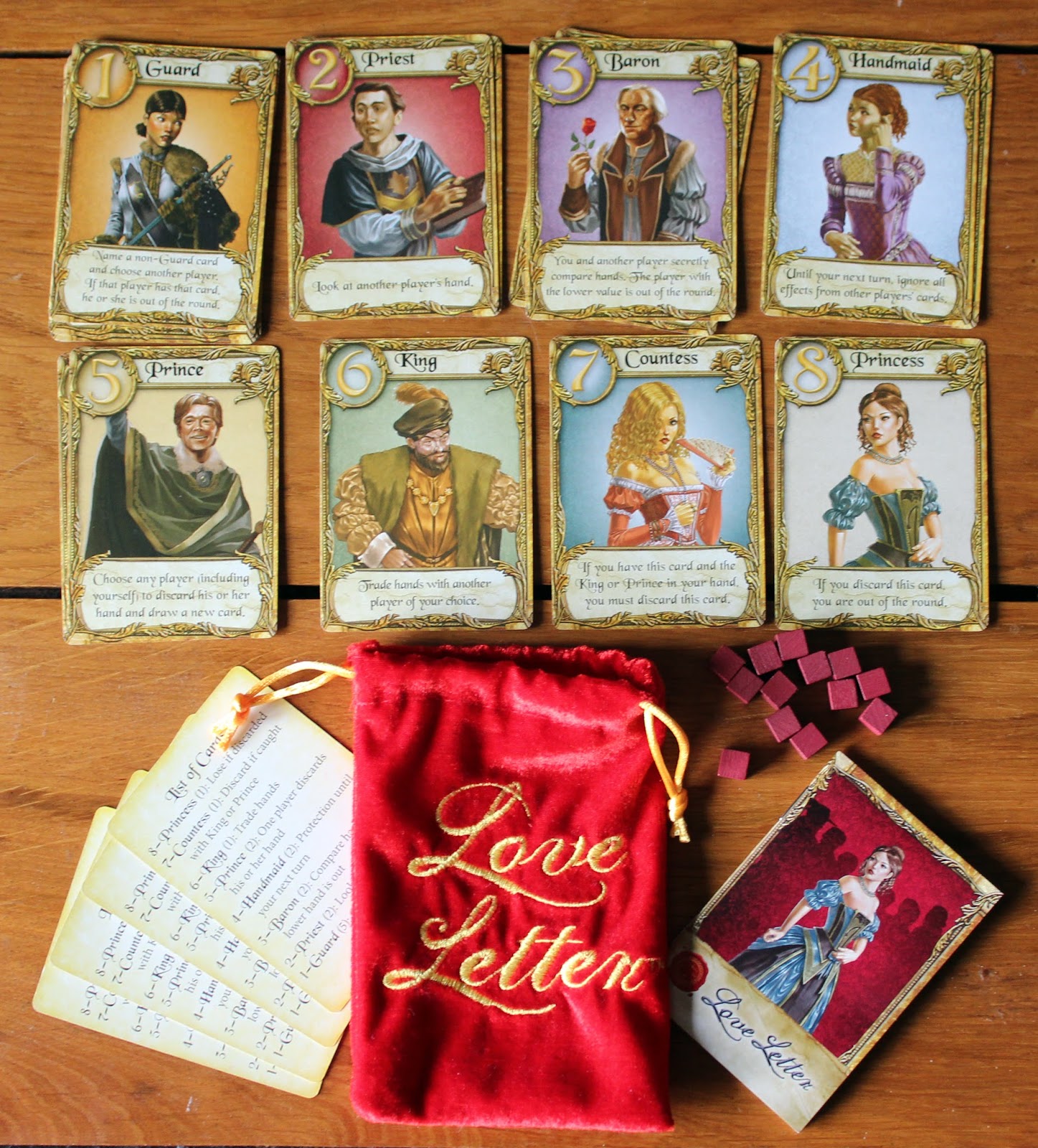 Random Nerdery Cardboard Love Letter Batman card game giveaway