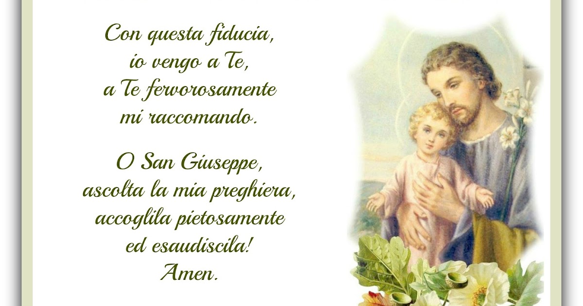 Preghiera Foto San Giuseppe