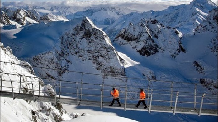 Don't Look Down! Walk Over Europe's Highest Suspension Bridge