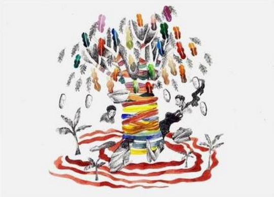 Ilustrasi Cerpen Karya Claudia Clara Karya Cerpen, Cerpen Faisal Oddang, Cerpen Mengapa Mereka Berdoa Kepada Pohon