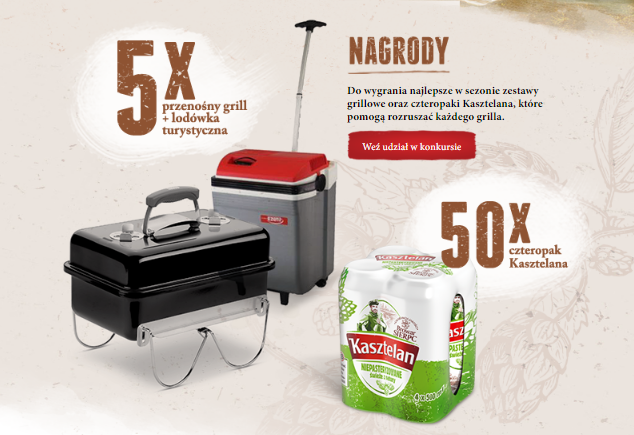 Wygraj przenośny grill + lodówkę turystyczną Konkurs