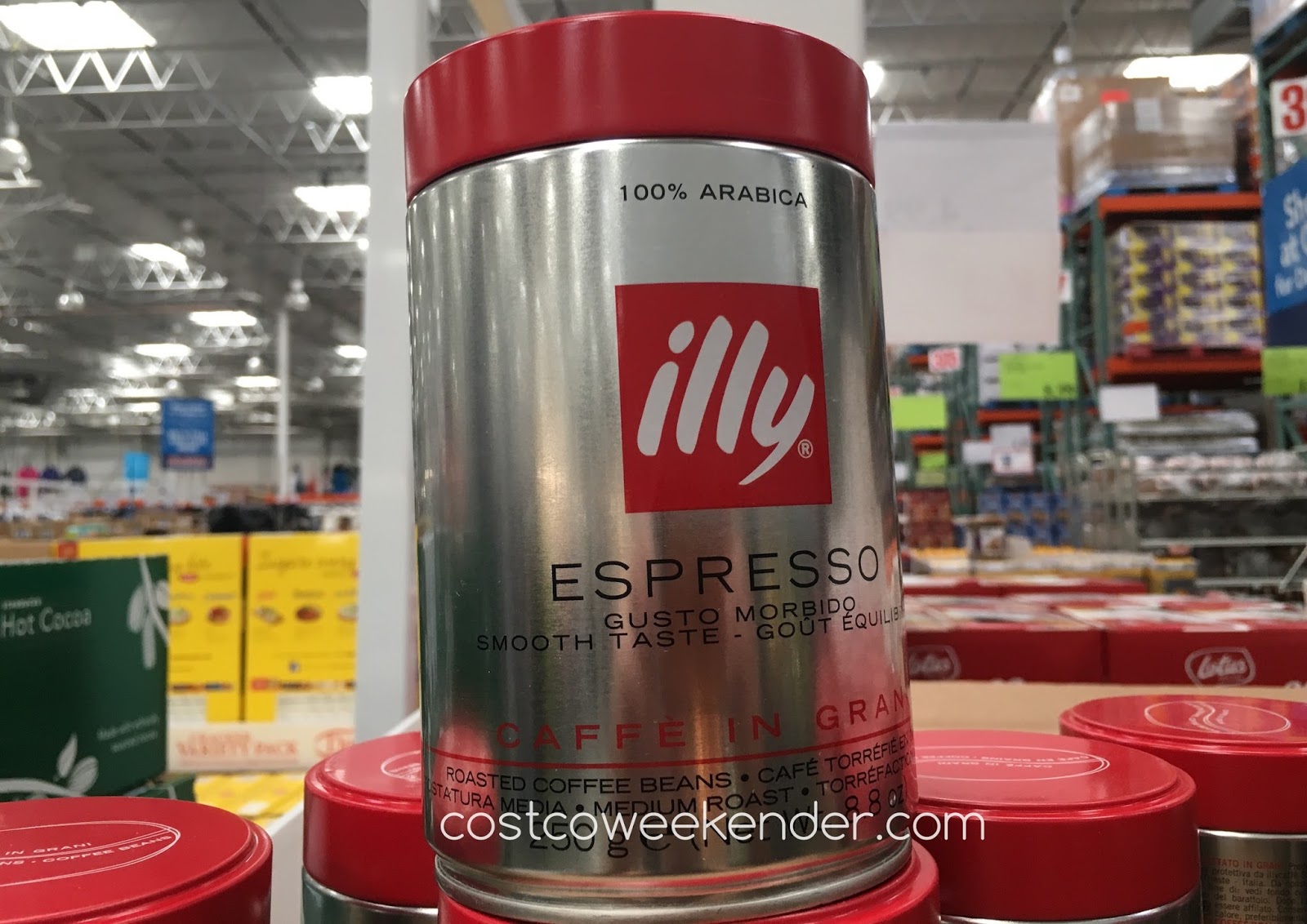 Illy Whole Bean Coffee (8.8 oz tin) Costco Weekender