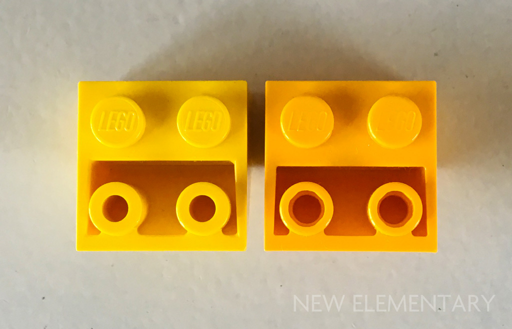 60583 Lego ® 4x Brique charnière 1 x 1 x 3 avec clips blanc 4563684 