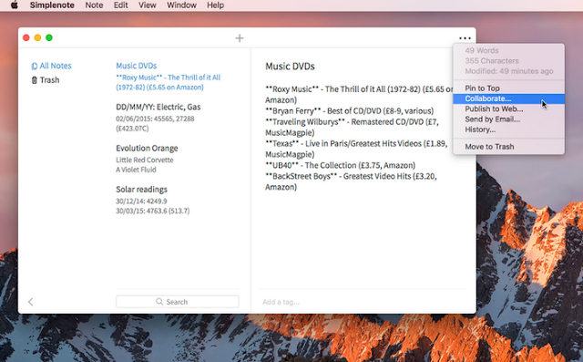 Simplenote for Mac 2017 Free Download http://www.kukunsoft.com/2017/03/simplenote-for-mac-2017-free-download.html